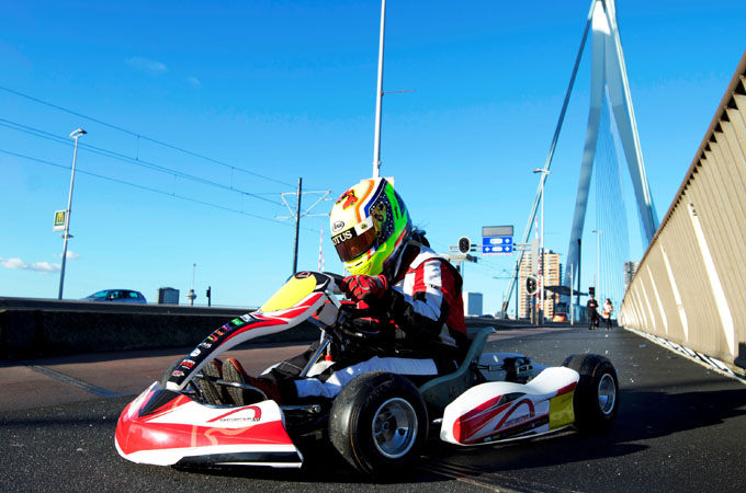 Kart Centrum Lelystad de Erasmusbrug racexpress